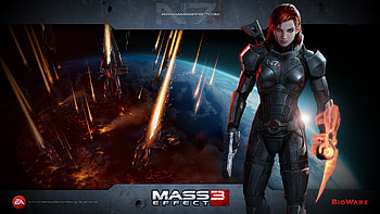 FemShep Mass Effect 3, femshep, mass effect, mass effect 3, female, female shepard HD wallpaper
