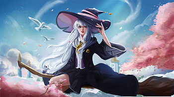 Wandering Witch: The Journey of Elaina, Elaina (The Journey of Elaina), Anime HD wallpaper