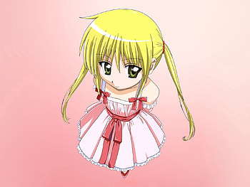 Anime, Girl, Pretty, Blonde, Dress HD wallpaper