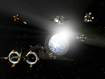 Colonie, capture, space ships HD wallpaper