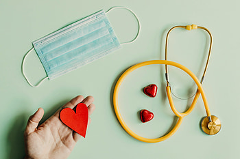 Stethoscope and Mask, mask, stethoscope, love, health HD wallpaper