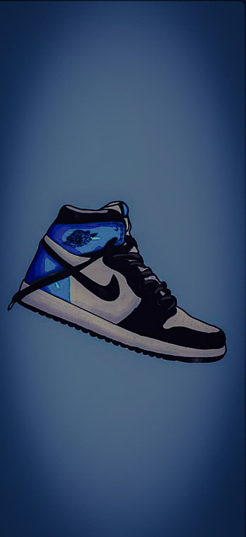 Nike, footwear, blue HD phone wallpaper