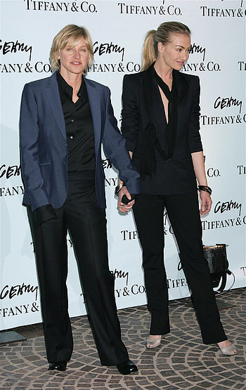 Ellen DeGeneres, Portia de Rossi, Over the years, Access HD phone wallpaper