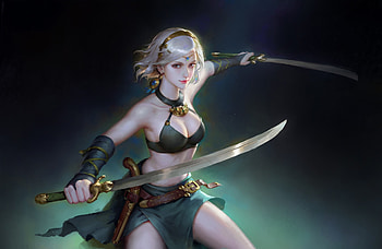 Warrior Women, Women, CG, Warrior, Fantasy HD wallpaper