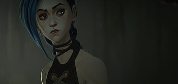 Jinx Arcane7, lol, arcane HD wallpaper