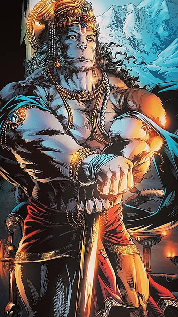 Hanuman, Creative Painting HD phone wallpaper