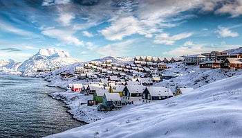 Winter in GreenLand, Winter, Nature, GreenLand, snow HD wallpaper