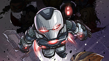 War Machine Little Art, war-machine, superheroes, artwork, artstation HD wallpaper
