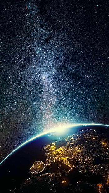Europe at Night, Earth , Space graphy HD phone wallpaper