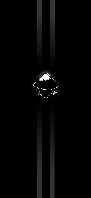 Inkscape 001, light fixture, symbol, dark, logo, top HD phone wallpaper
