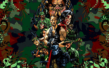 Predator, jungle, movie, arnold HD wallpaper