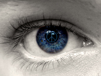 eye, peace, balck, pease sign HD wallpaper