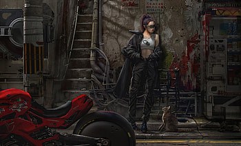 Grunge, artist, artwork, digital-art, artstation HD wallpaper