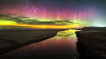 Horizon Clouds Norway , horizon, clouds, northern-lights, sky, nature HD wallpaper