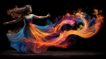 Dancing Flames Dress, dancing, dress, music, dance HD wallpaper