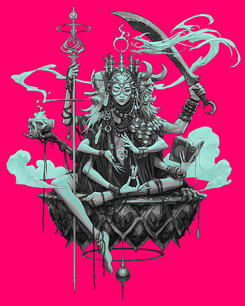 Art jason chan, magenta HD phone wallpaper