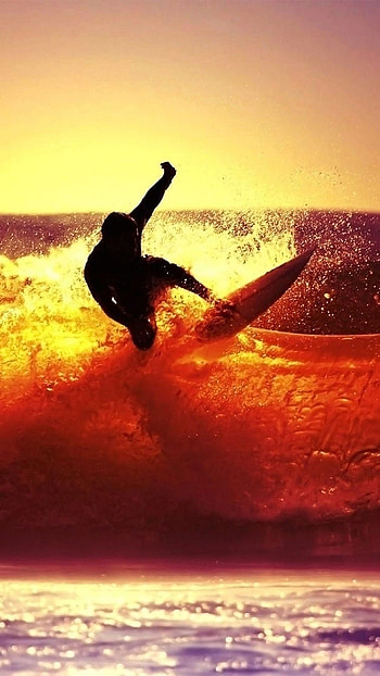 Artistic surfography, exclusives, Surfer's delight, Mobile style HD phone wallpaper