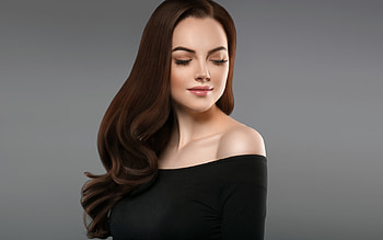 Pretty woman, Model, Hairstyle, Brunette, Makeup HD wallpaper