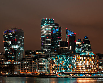 Cities, Architecture, City, Skyscraper, Building, Night City HD wallpaper