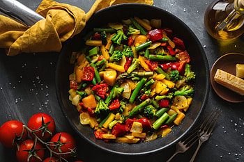 Meal, fruits, food, vegetables HD wallpaper
