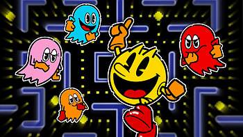 Classic Pac-Man Arcade – Retro 80’s Bandai Namco Gaming Vibes, Pac-Man, video game, 80's, arcade HD wallpaper