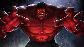 Red Hulk Contest Of Champions, marvel-contest-of-champions, games, marvel, hulk, artstation HD wallpaper
