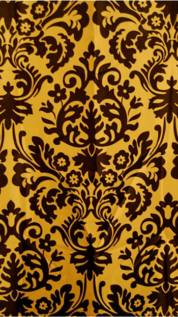 Damask, Yellow HD phone wallpaper