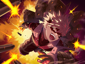 Katsuki Bakugou, Anime, My Hero Academia, Katsuki Bakugou HD wallpaper