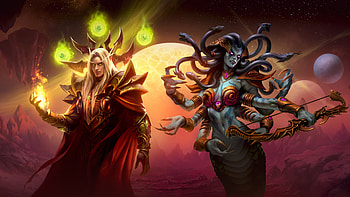 Thrall Illidan Stormrage Sylvanas Windrunner Jaina Proudmoore Arthas Menethil World Of Warcraft HD wallpaper