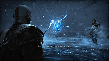 Kratos vs Thor, God of War: Ragnarök HD wallpaper