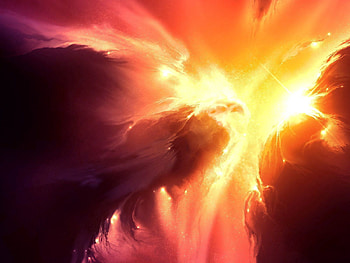 Abstract, Fire, Shining, Shine, Light, Explosion HD wallpaper