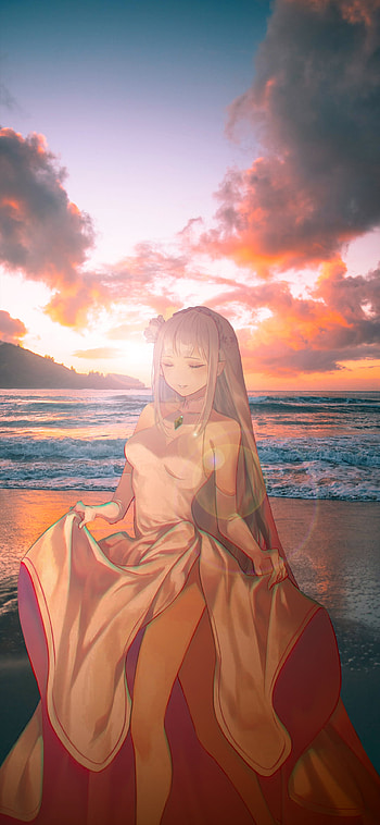 Emilia - Re:ZERO, Emilia (Re:ZERO), Anime, Re:Zero - Starting Life in Another World HD phone wallpaper
