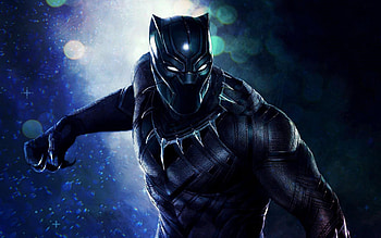 Black Panther, superhero, artwork HD wallpaper