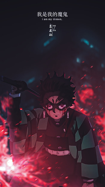 Tanjiro, 23Sam23, anime, 2022, Animeedit, Kamado, Anime, tanjirokamado, demonslayer, , Animeart, demon, fier HD phone wallpaper
