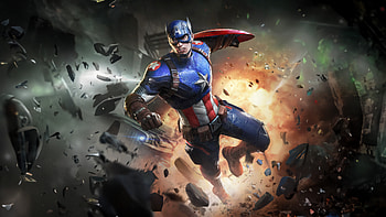 Marvel Duel Captain America, marvel-duel, games, marvel, captain-america HD wallpaper