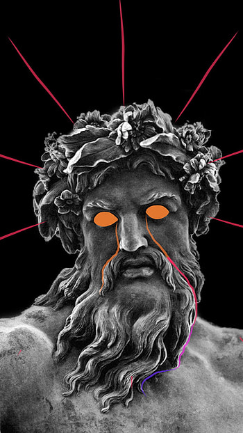Deus grego/Greek god, olho, cabeça HD phone wallpaper