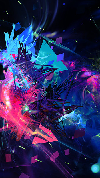 Vivid Abstract Pulse: Artistic , Abstract, artistic HD phone wallpaper