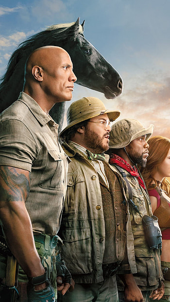 Jumanji, rock, hollywood movie HD phone wallpaper