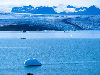 Landscape, Nature, Mountains, Sea, Ice, Shore, Bank, Glacier HD wallpaper