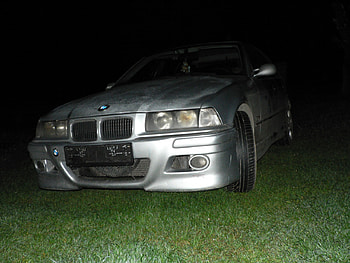 BMW 325 tds, bmw, in night HD wallpaper
