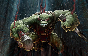 Cowabunga Raph, teenage-mutant-ninja-turtles, ninja-turtle, artstation HD wallpaper