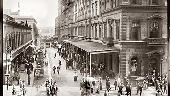 historical view of grand central station in nyc, city, history, monochrome, street, station HD wallpaper