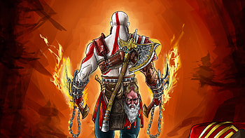 God Of War 4 Digital Art , kratos, god-of-war-4, god-of-war, games, ps-games HD wallpaper