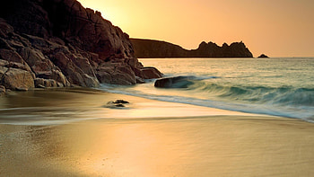 Landscape, Sea, Beach HD wallpaper