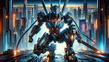 Mecha Mastery: Futuristic Robot, mecha, robot HD wallpaper