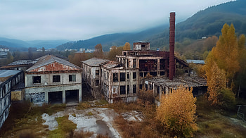 Abandoned Factory: A Stunning Ultra, abandoned building, factory, urban decay, Autumn HD wallpaper