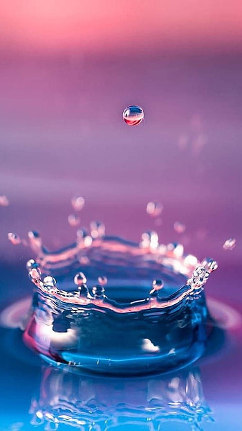 Nice, Water Drop, Background HD phone wallpaper