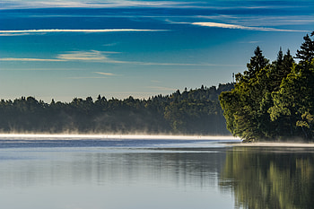 Nature, Water, Trees, Lake, Shore, Bank HD wallpaper