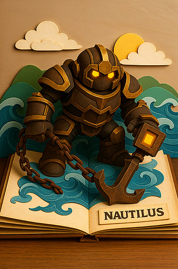 Nautilus League of Legends : Epic Pop-Up Book Style Design, League Of Legends HD phone wallpaper