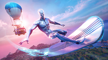 Fortnite Season 4 Silver Surfer, fortnite-season-4, fortnite, games, 2020-games, ps-games, silver-surfer HD wallpaper